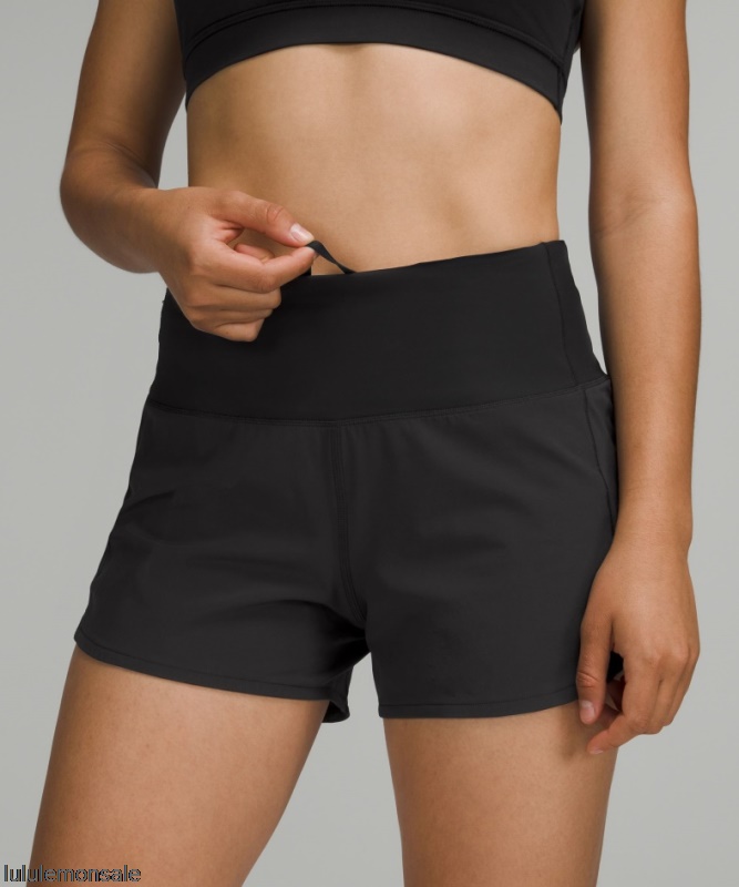 Lululemon Damen DELULU376 | Lululemon Deutschland Black Speed Up Hochhaus Gefüttert Kurz 4